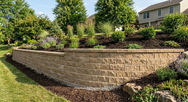 Block Retaining Wall Installation in Citrus County, FL