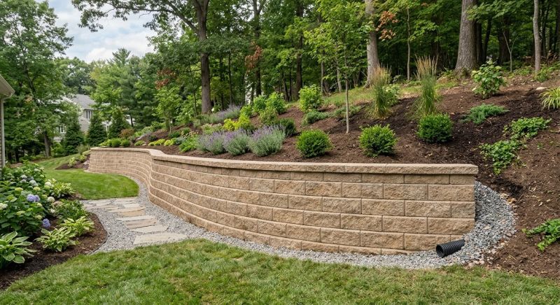 Retaining Wall Installation in Clermont, FL