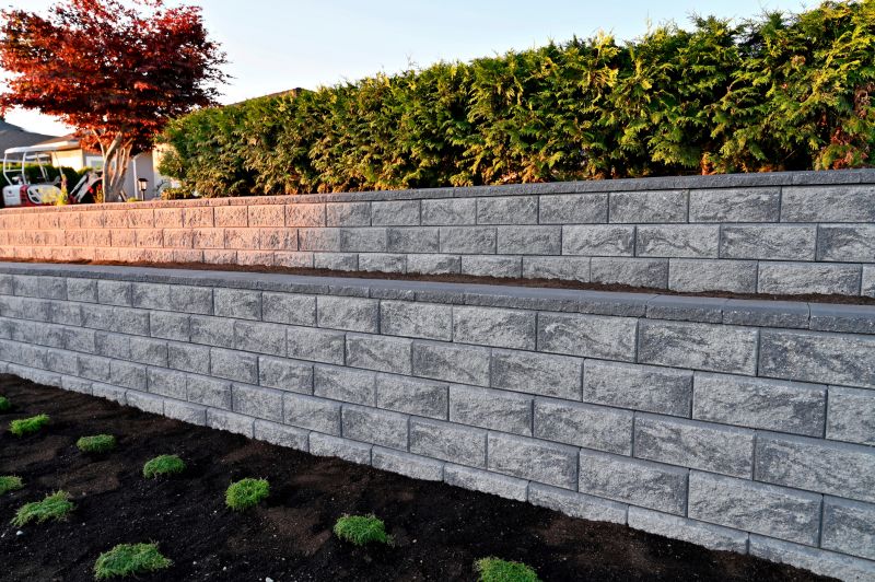 Retention Wall Construction in Rockwall, TX