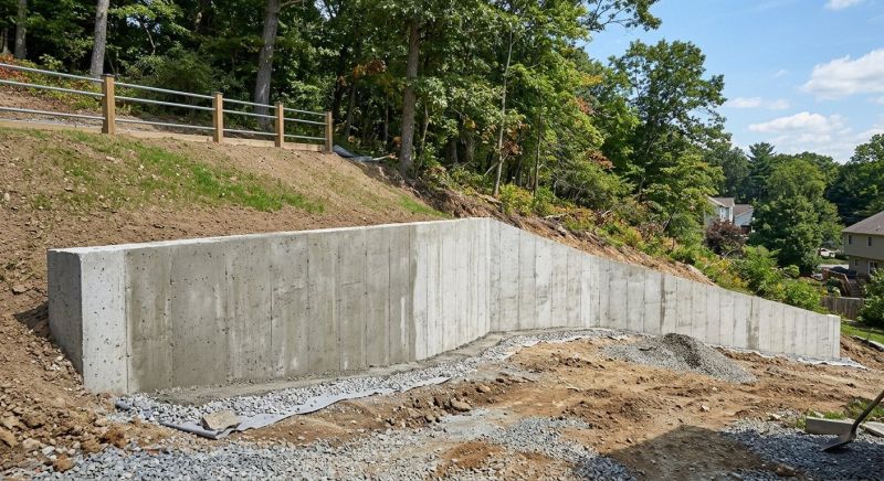 Retention Wall Construction in Sonoma County, CA